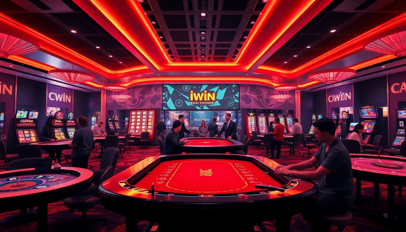 Experience the luxury of iwin net with an interactive online casino showcasing vibrant games.
