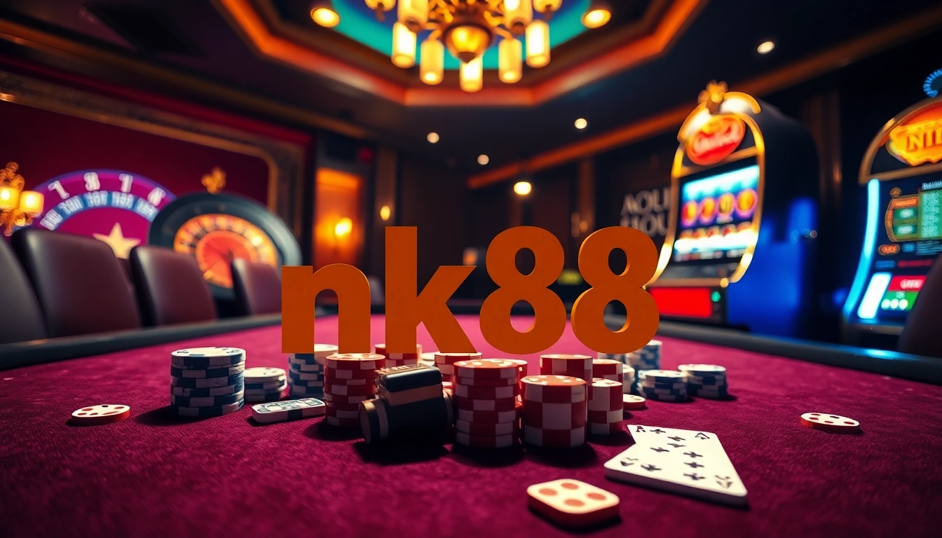 Experience thrilling casino games with nk88 chips and vibrant tables.