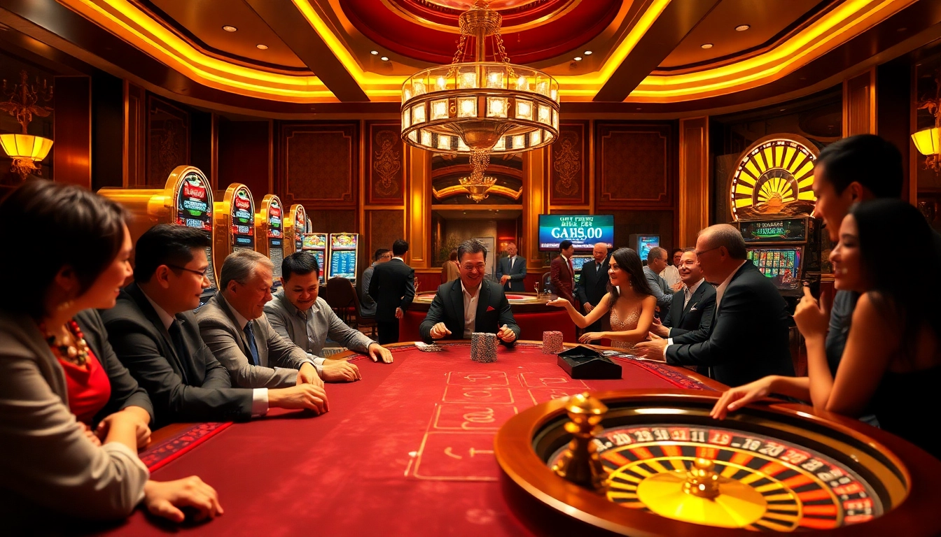 Experience the thrill of gaming at okfun with a lively casino atmosphere featuring poker, slots, and roulette.