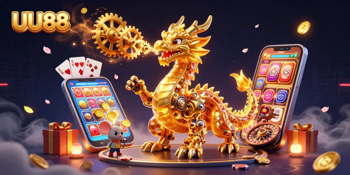 Engage with the thrilling world of UU88, where a dragon and a mouse engineer bring casino excitement alive.