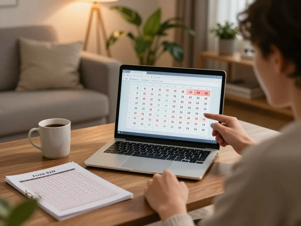 Check 9 Lotto 4D results online effortlessly in a cozy home setup.