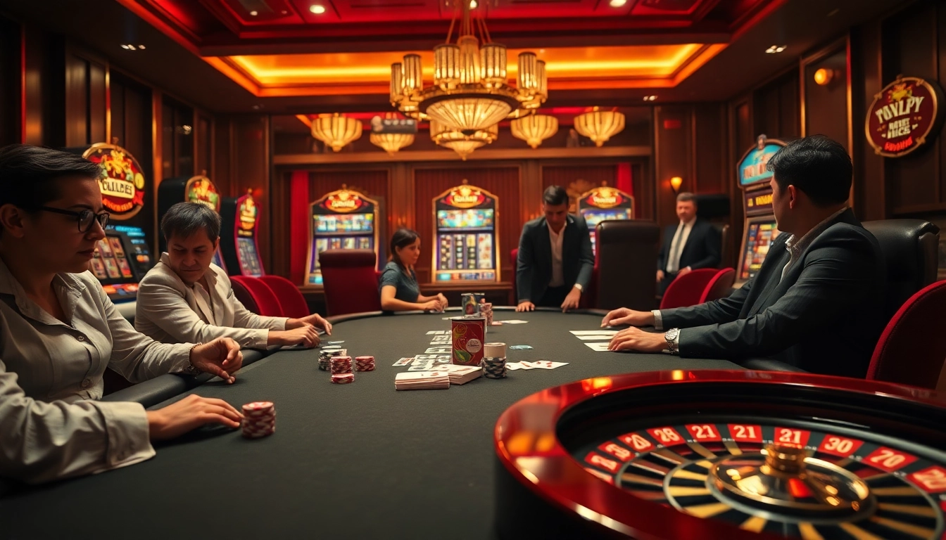 Experience thrilling gameplay at https://kjc.capital/ with intense poker action and vibrant casino visuals.