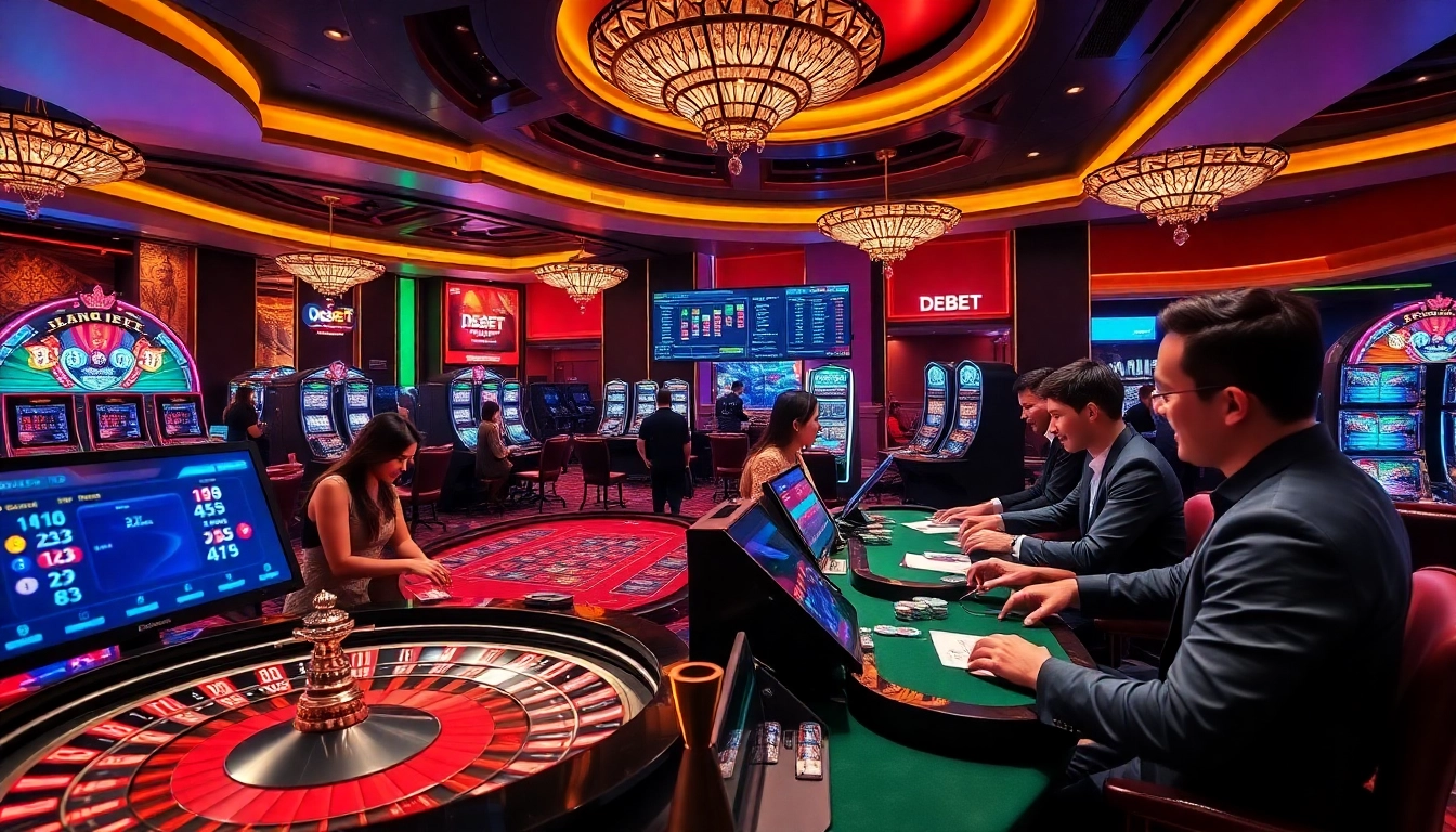 Engage with thrilling roulette action at https://debet1.jp.net/ in a luxurious casino environment.