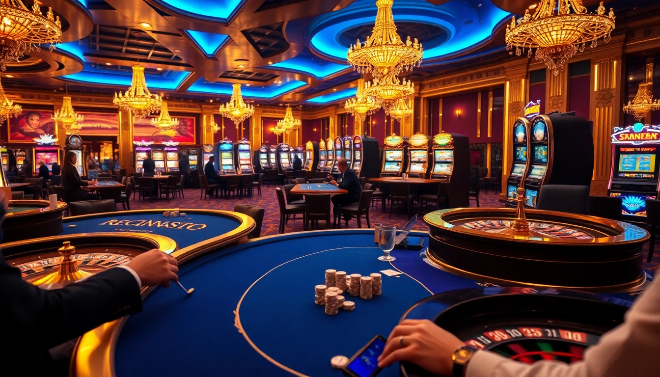 Experience thrilling gameplay at https://nk88net.com/ with vibrant casino elements and poker chips in action.