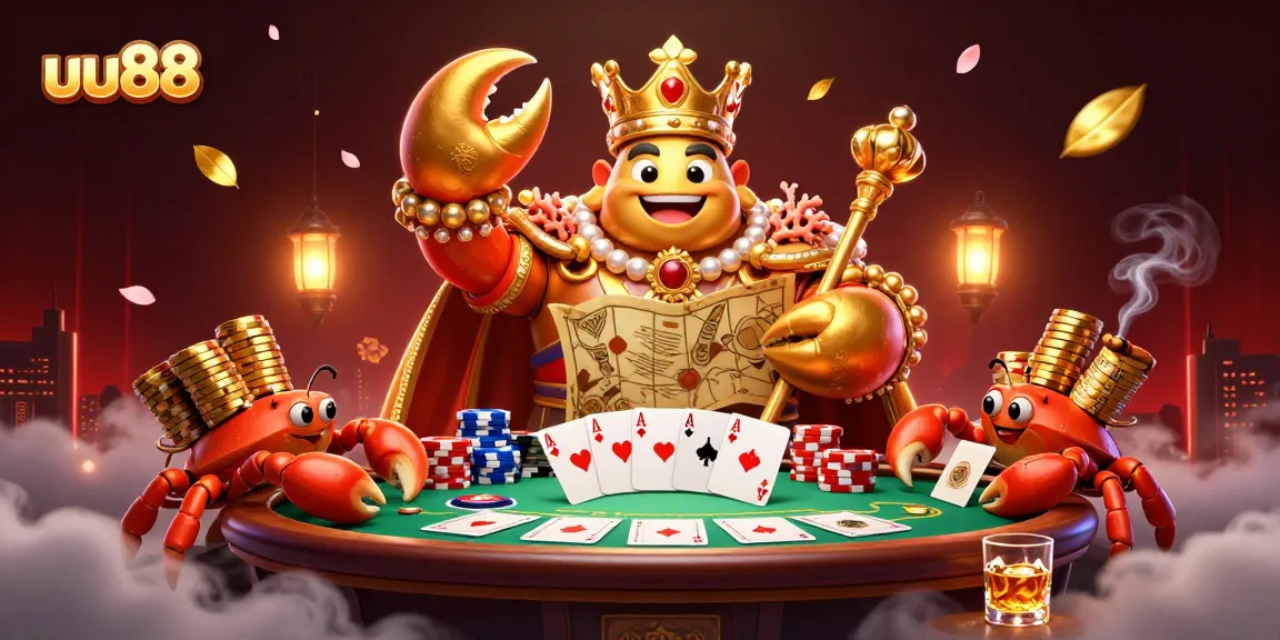 Engage with the thrilling action at uu88 casino, where a golden crab emperor rules over gaming excitement.