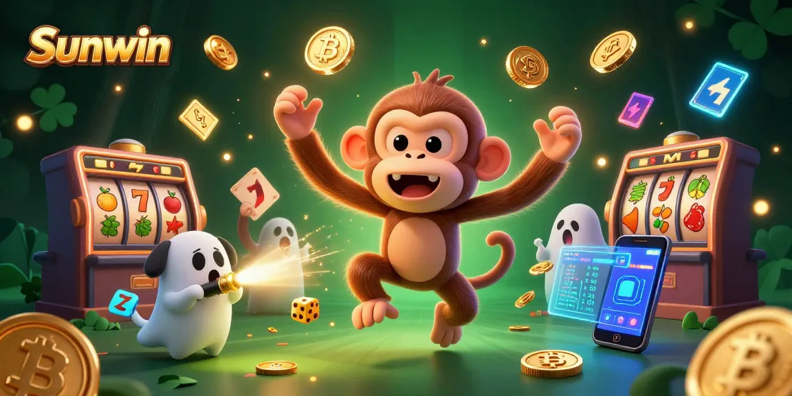 Join the thrilling action at Sunwin's haunted casino with golden coins and playful spirits!