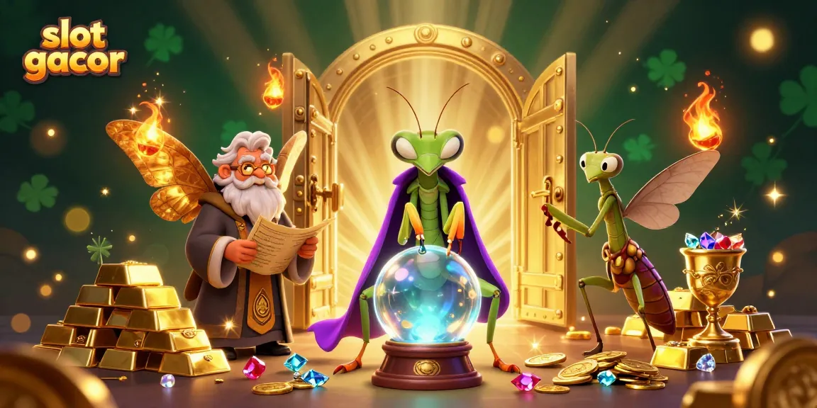 Experience the thrill of slot gacor with enchanting characters in a magical casino setting.