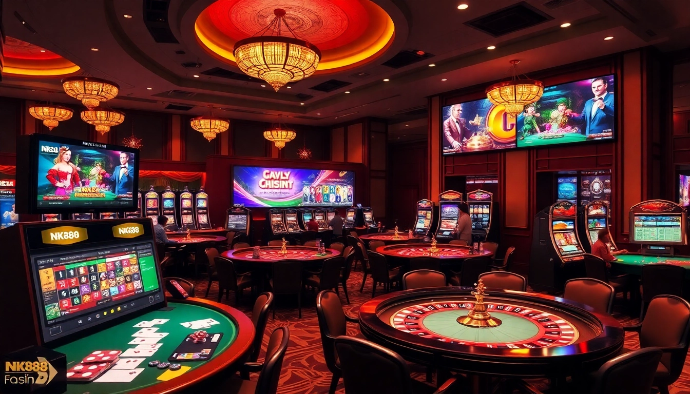 Experience strategic betting at NK88 with immersive casino visuals and exciting gameplay.