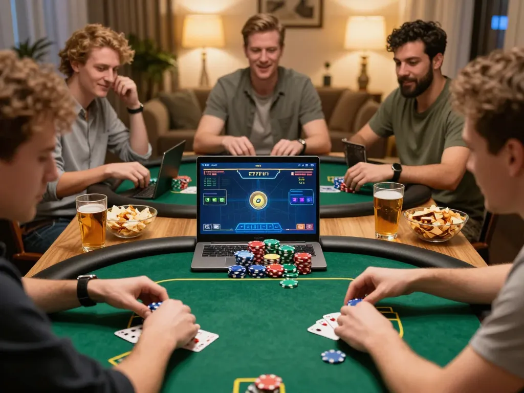 Players experiencing exciting online poker games on the 577F platform, emphasizing strategy and social interaction.