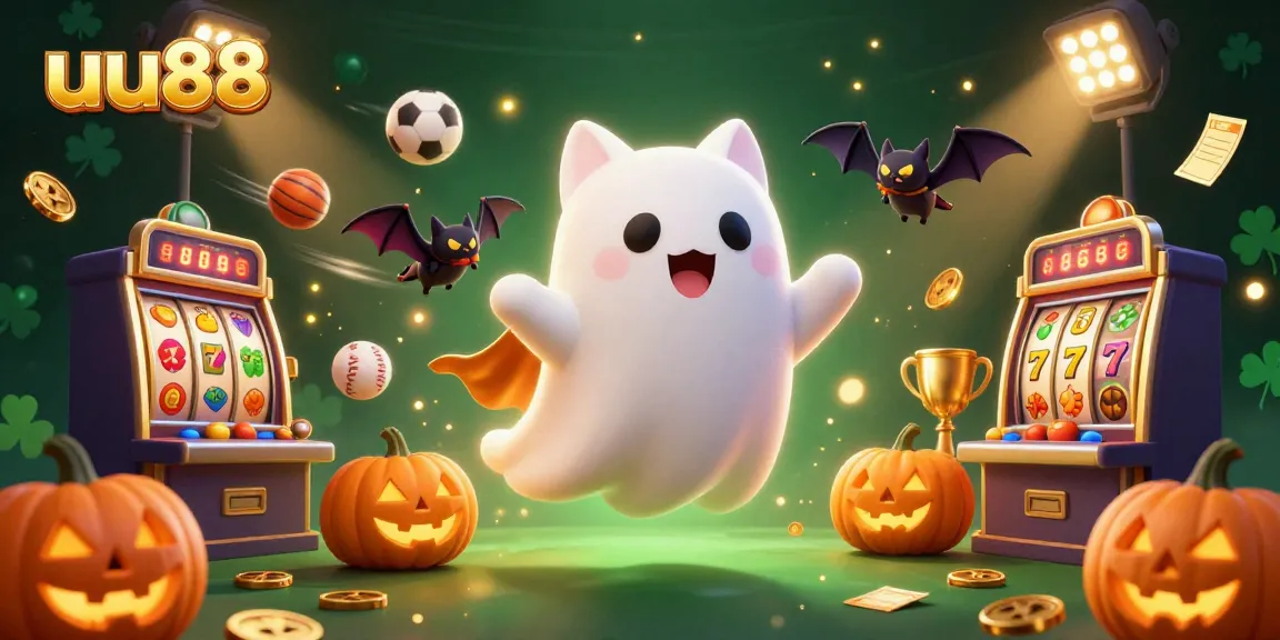 Experience thrilling gameplay at uu88 with ghostly characters and vibrant casino elements