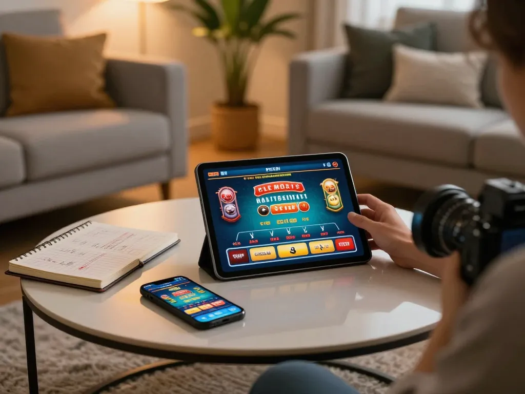 Engaging online gaming with a tablet at home shows the fun available at https://ok365.best/ for casino enthusiasts.