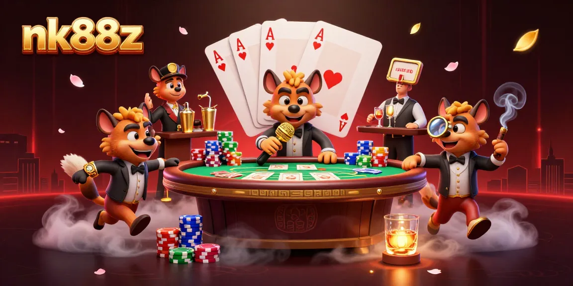 Enjoy nk88z's thrilling casino experience with hyenas delivering comedy and gameplay action.