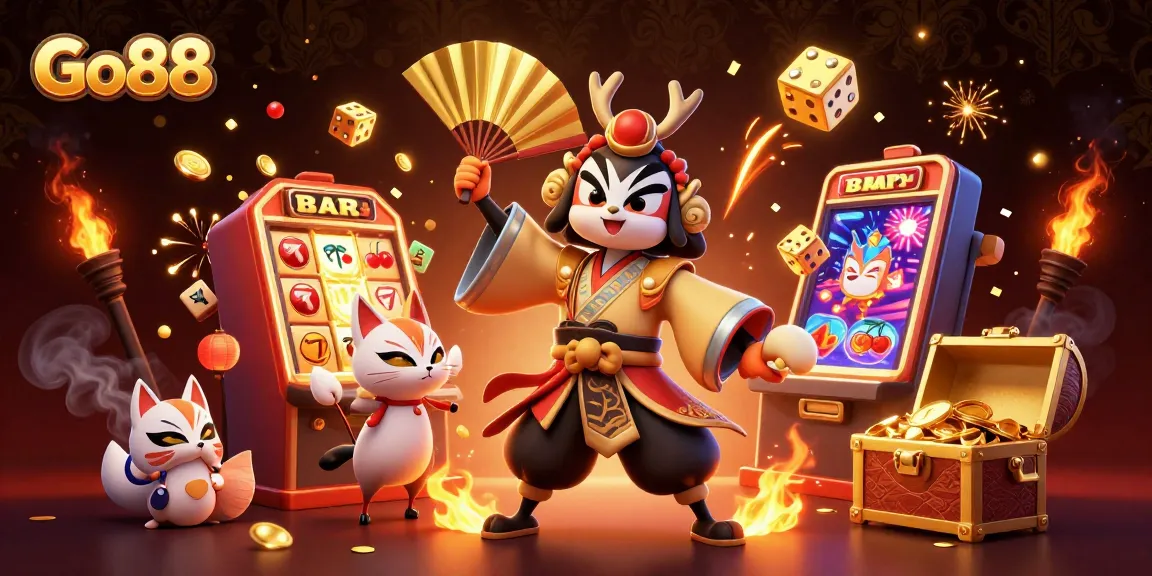 Experience immersive gaming at Go88 with thrilling jackpot slots and vibrant casino visuals.