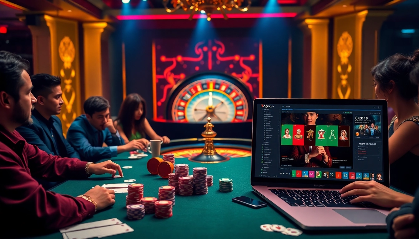 Experience the thrill of online gambling at TA88 link with vibrant casino games and engaging atmosphere.