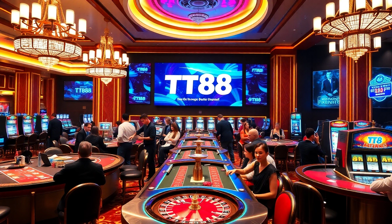 Experience excitement at TT88 with thrilling casino games and vibrant atmosphere.