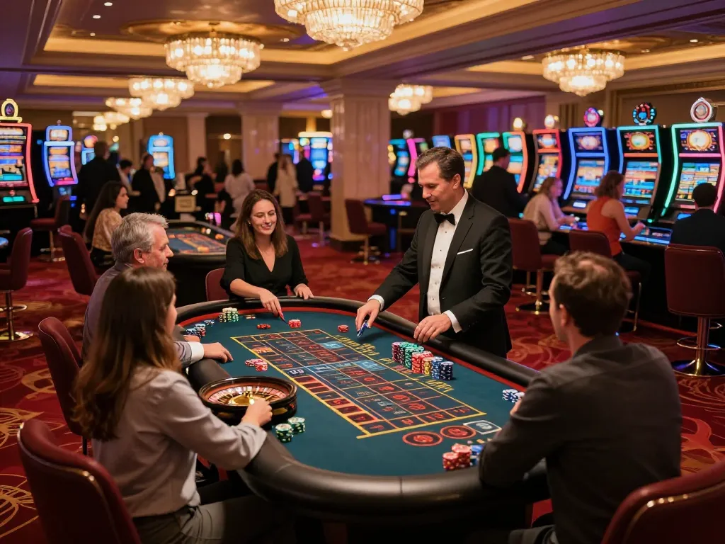 Experience thrilling betting action at https://xo88.farm/ with players engaged at a roulette table.