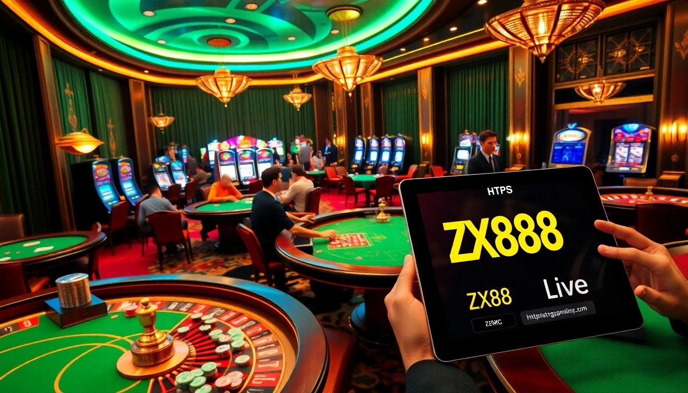 Place bets and win big at https://zx88.live/ with exciting casino games and vibrant casino atmosphere.