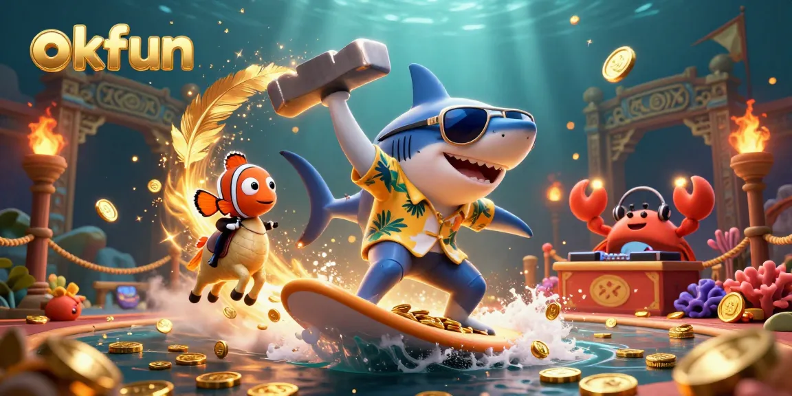 Engage in exciting thrills at okfun with a vibrant 3D underwater casino adventure.