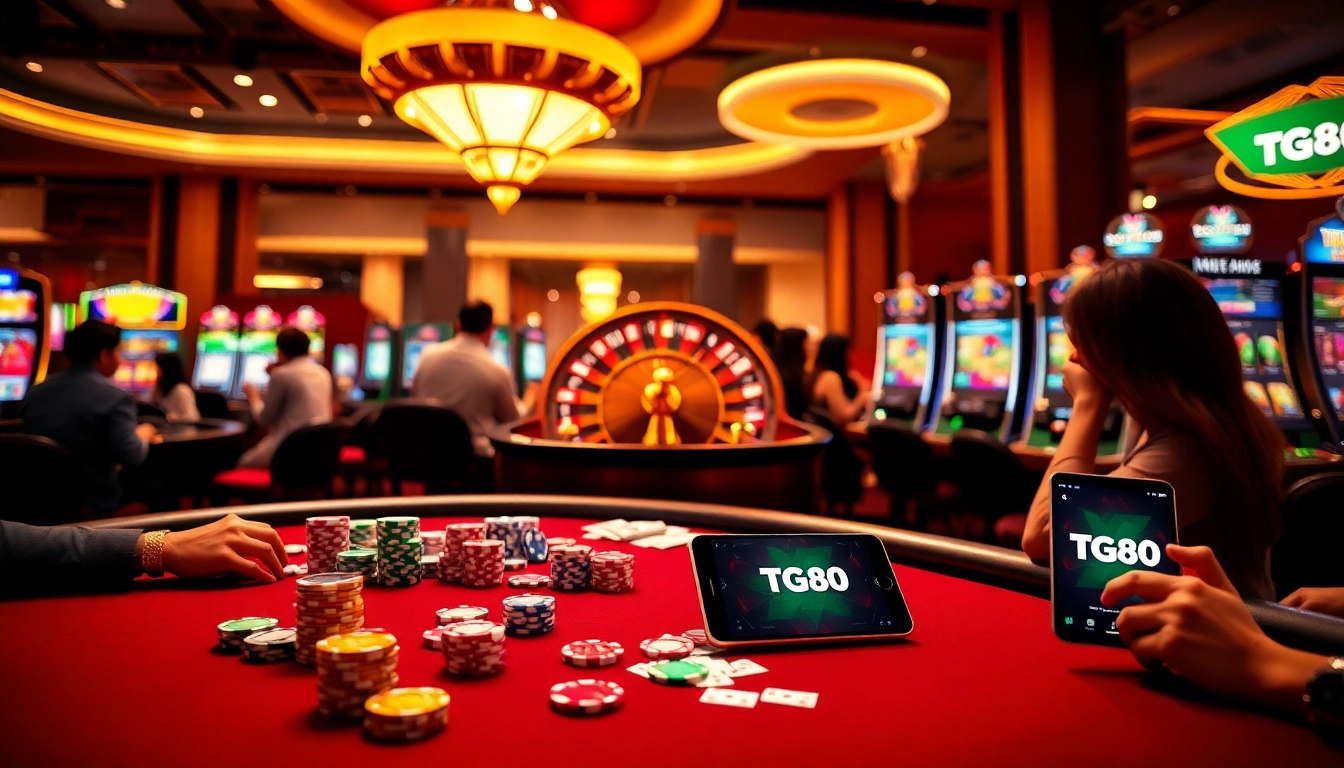 Experience the excitement of TG88 with vibrant casino activities and stunning visuals.