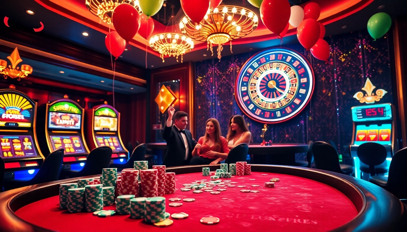 Experience thrilling gambling action at https://98win9.bid/ with vibrant casino tables and players.