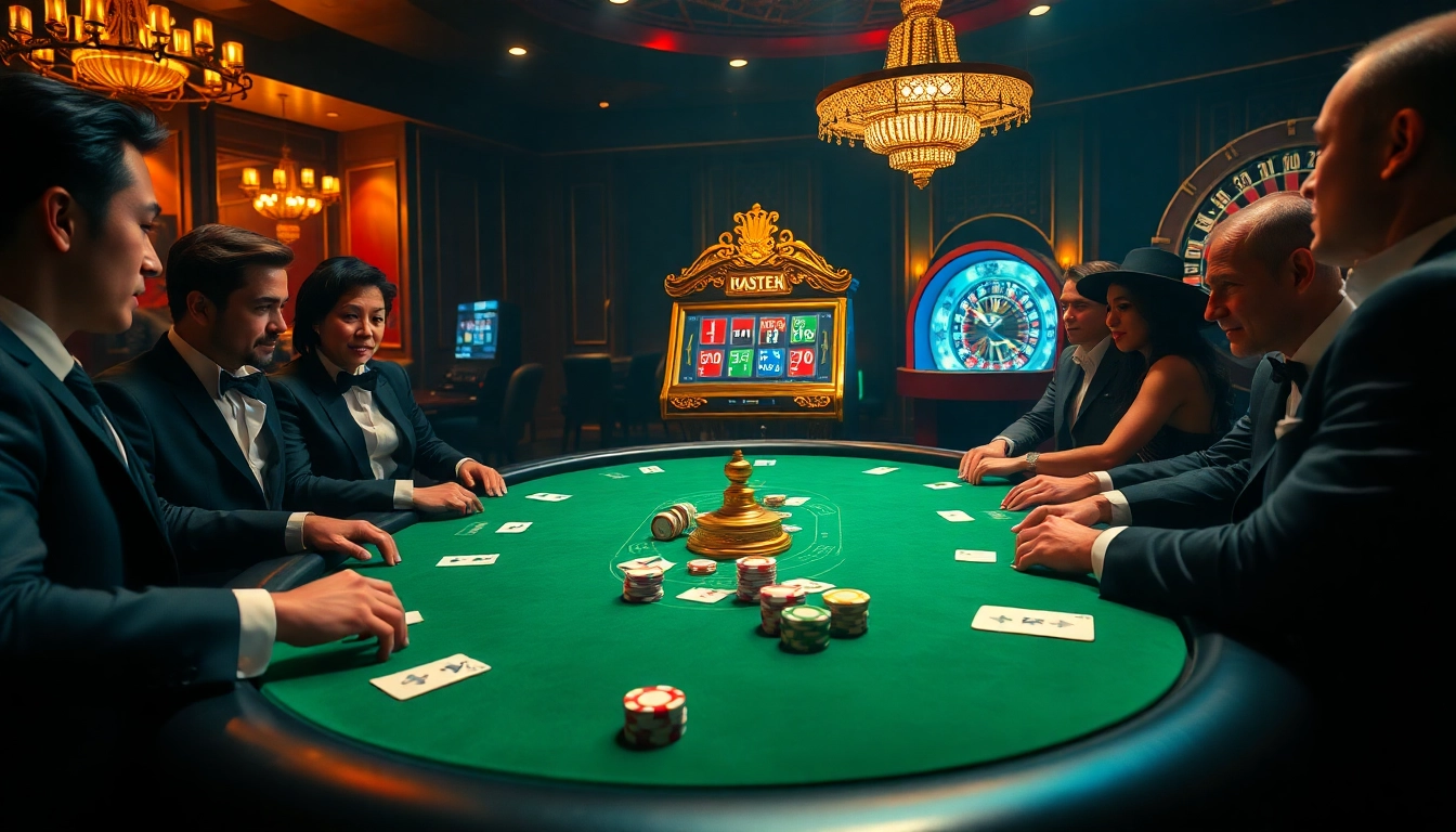 Exciting poker game at https://kkwinzz.com/ with luxurious ambiance and professional players.