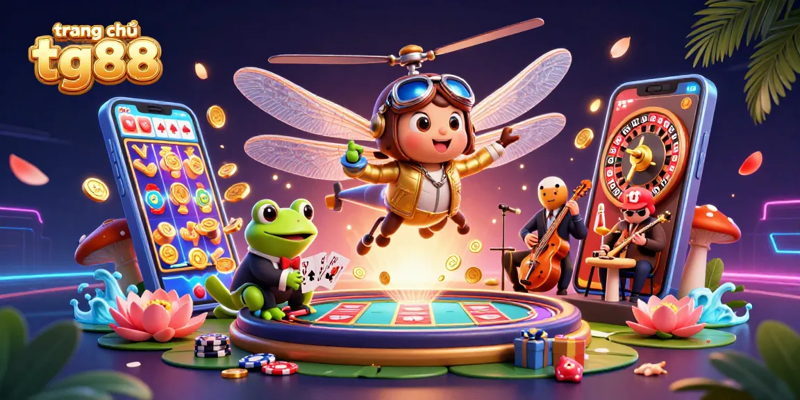 Engage with thrilling experiences on trang chủ tg88 featuring a dynamic 3D casino scene.