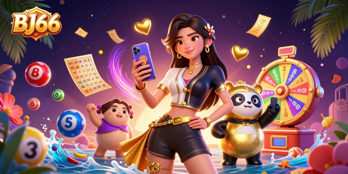 Engage with BJ66 by exploring dynamic lottery games amidst vibrant casino elements.