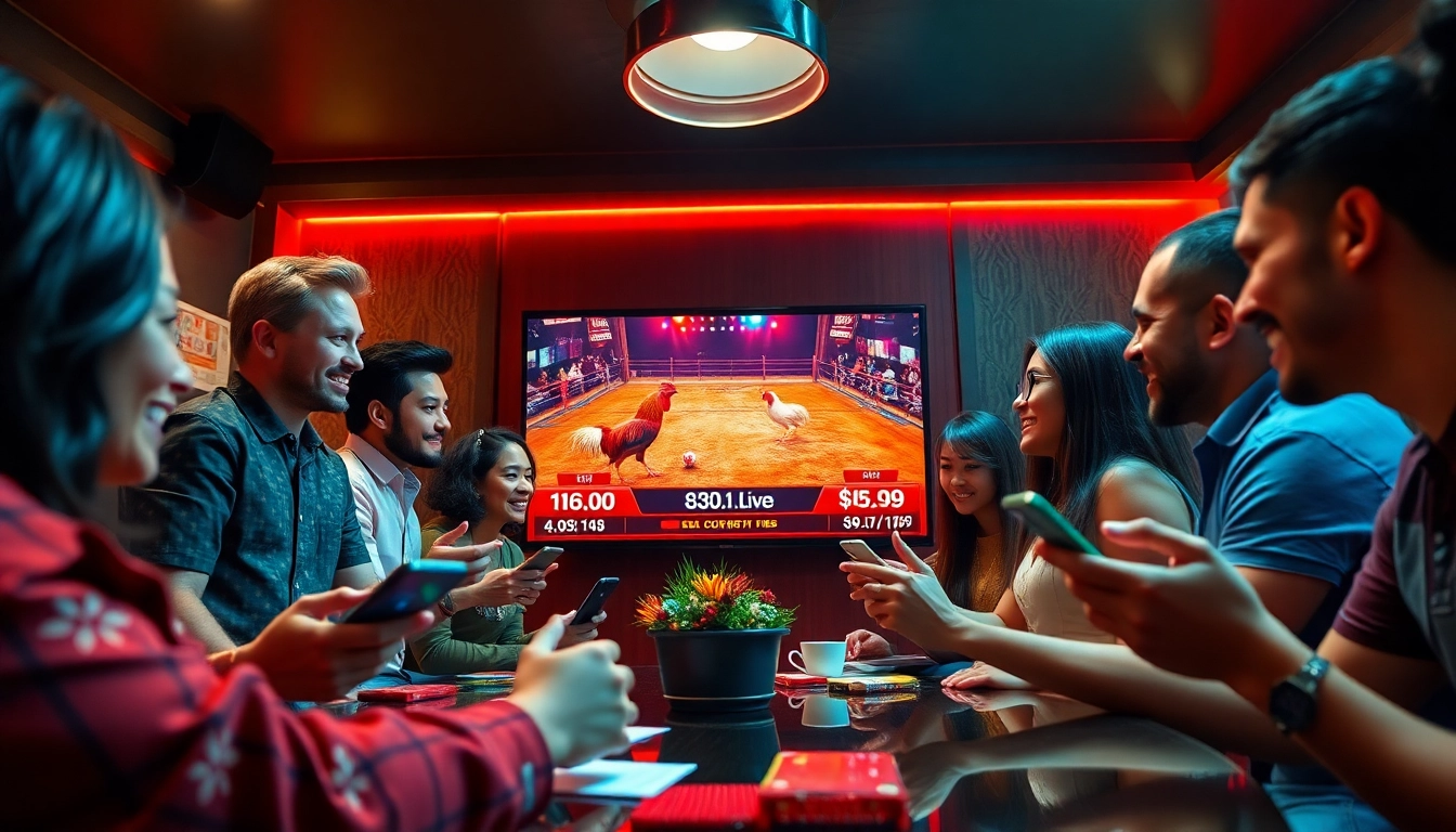 Exciting online betting experience at dagawin.live featuring live cockfighting.