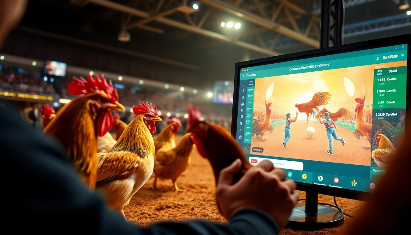 Live online cockfighting action on sv368win.live with engaging interface and vibrant atmosphere.
