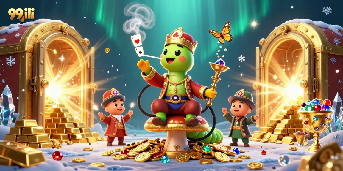 Experience thrilling gambling action at 99jili with a vibrant 3D underwater scene featuring treasure and gaming elements.