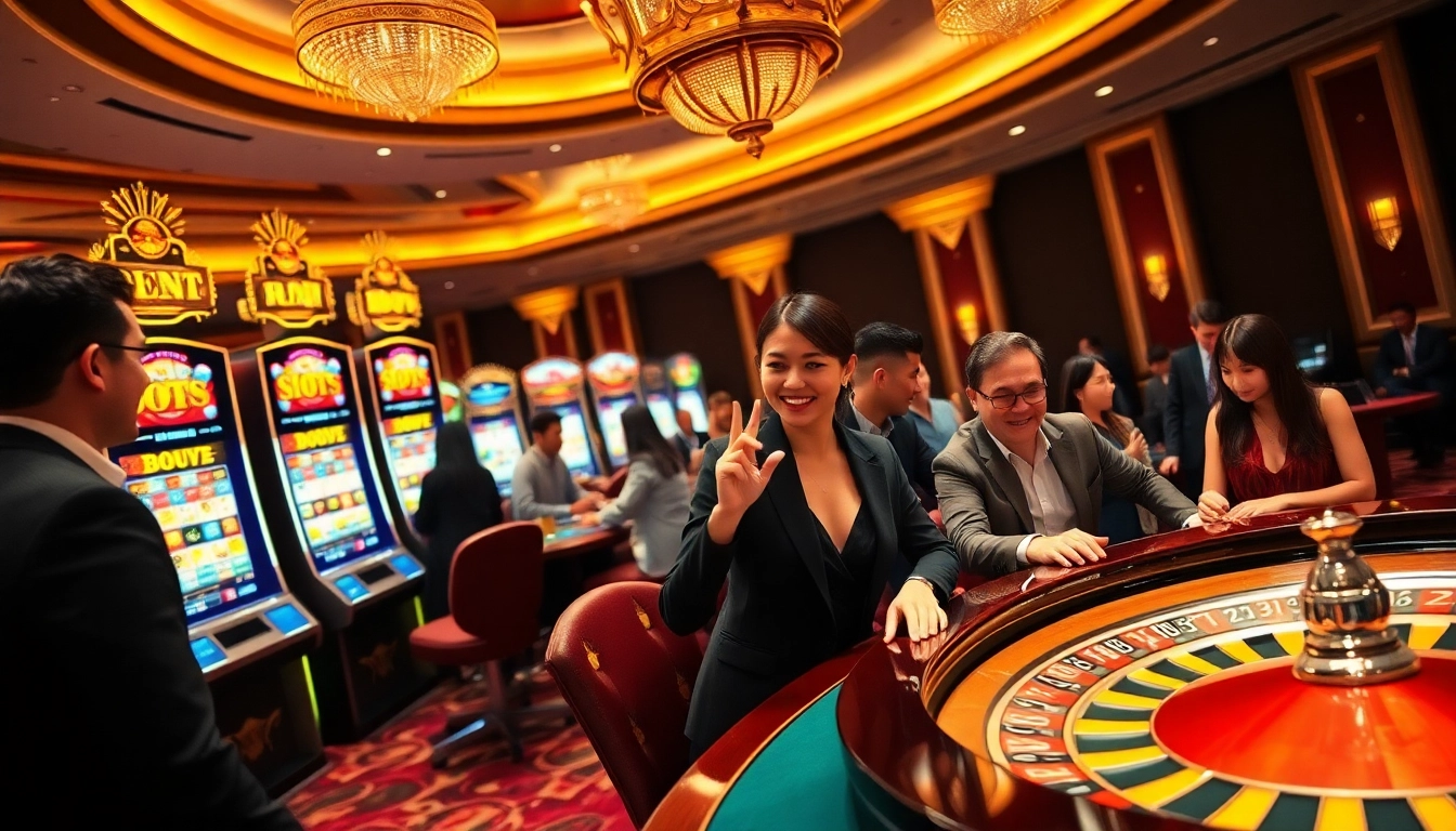Players enjoying games at https://888new.nl/ while experiencing the thrill of a lively casino atmosphere.
