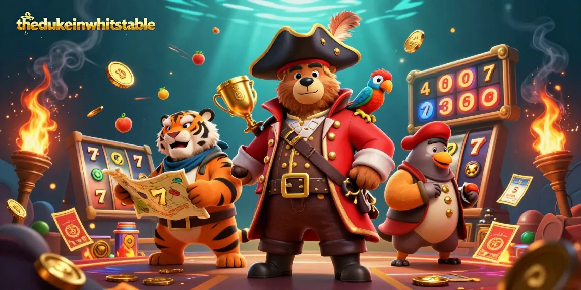 Experience exciting gameplay at thedukeinwhitstable with vibrant casino elements and animated characters.