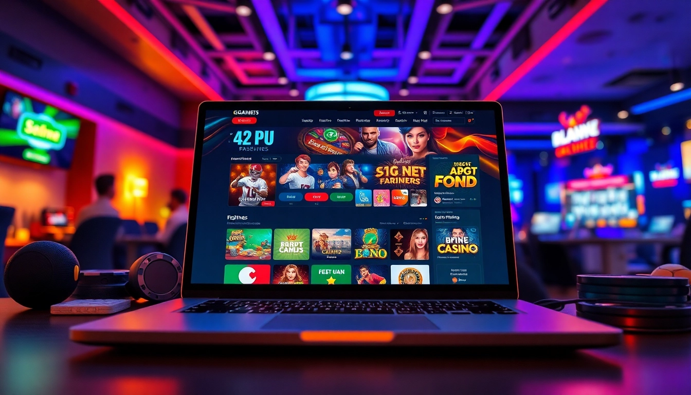 Engaging gaming interface on link 98win platform showcasing diverse betting options.