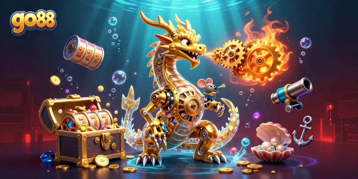 Experience thrilling wins with go 88 in an ultra-detailed 3D casino scene featuring dynamic characters and game elements.