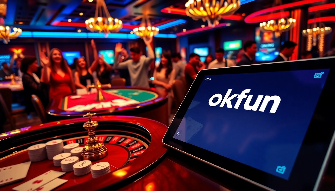 Experience excitement at the okfun casino with vibrant tables and thrilling games.