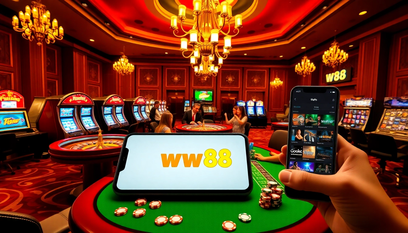 Experience excitement at the ww88 casino with vibrant roulette, slots, and mobile gaming.
