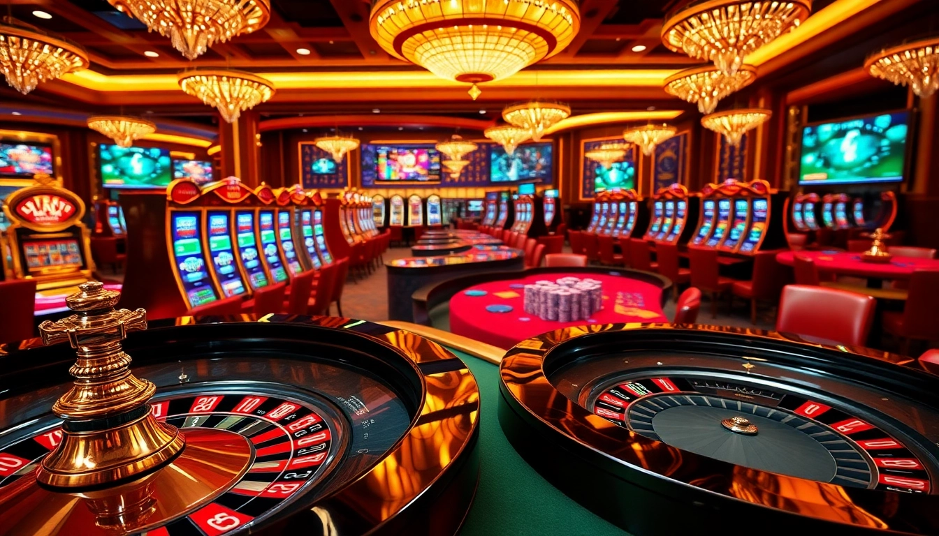Experience the thrill of gaming at VaoluoiTV’s vibrant casino with roulette, poker, and slot machines.
