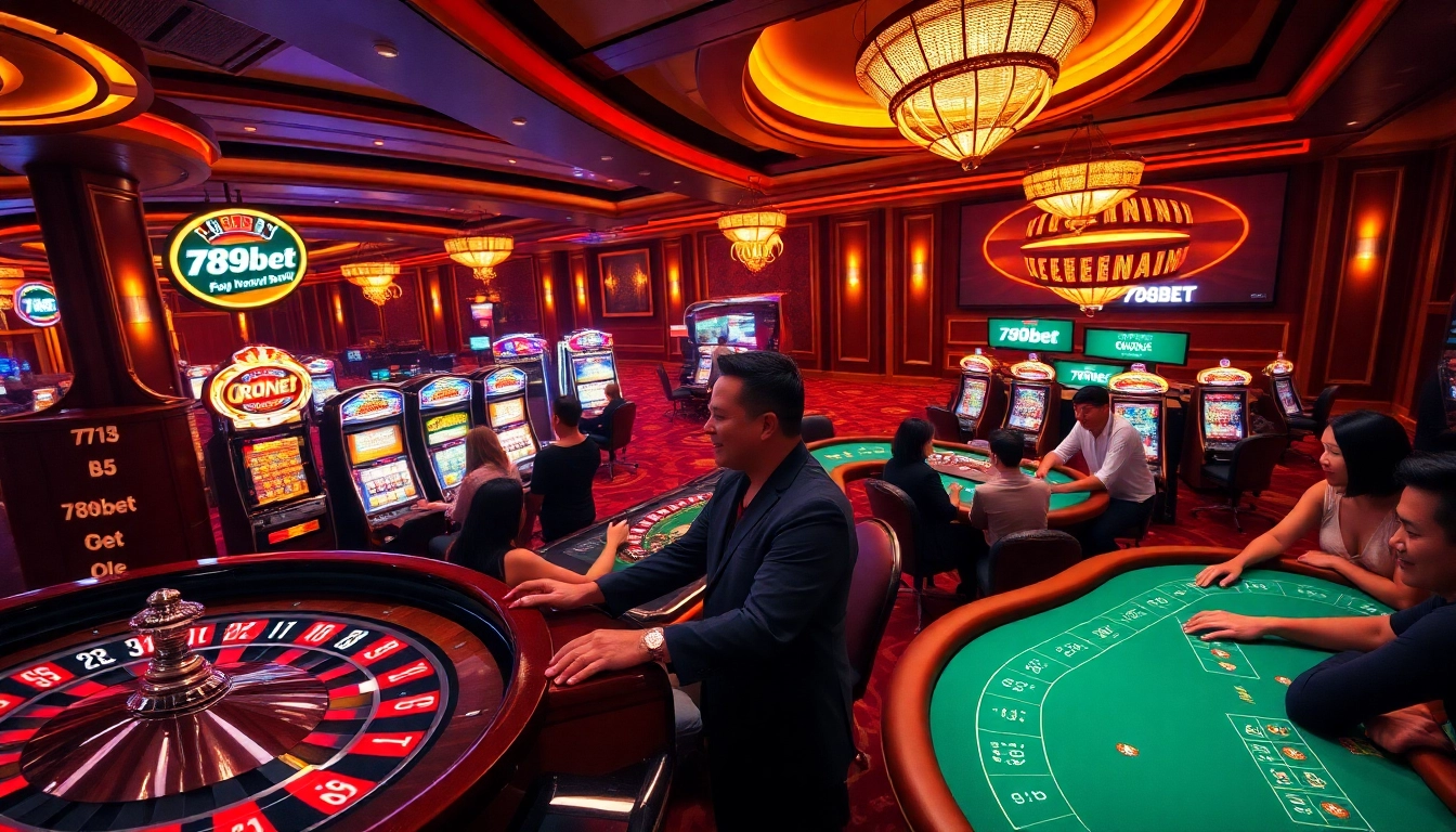 Experience the thrill of 789bet online gaming with engaging slot machines and roulette wheels.